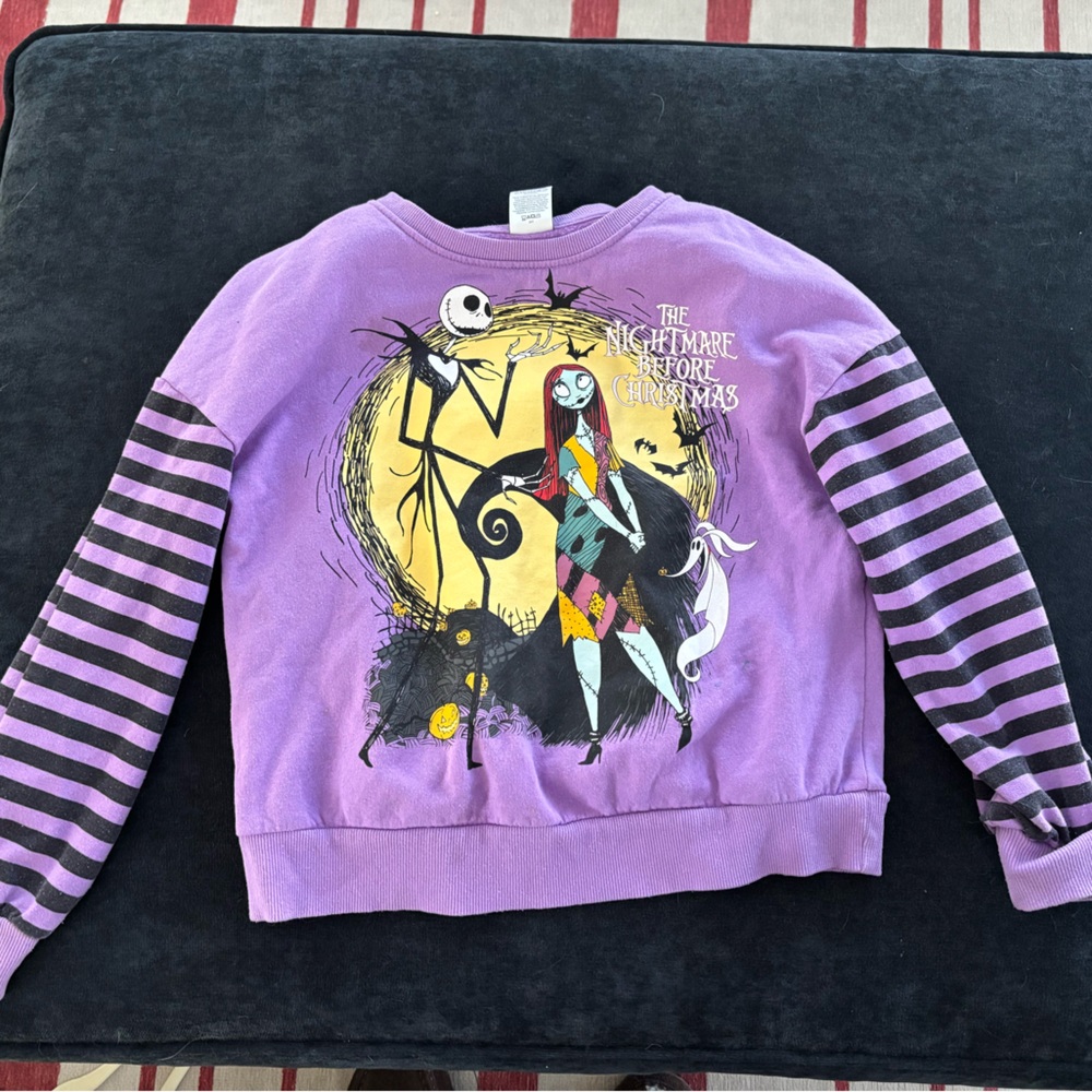 Disney Purple Graphic Sweatshirt